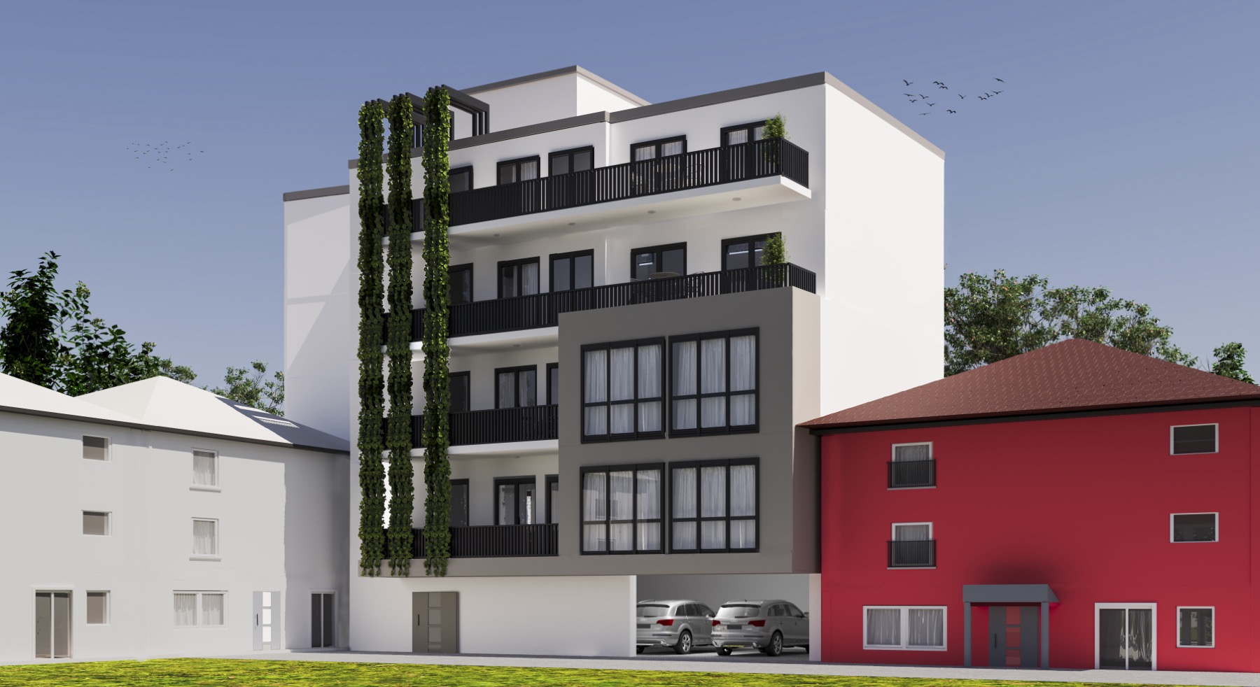 VERDE.10 Frontfassade Singen